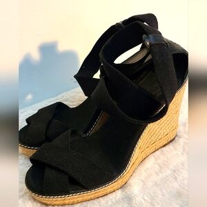 Tory Burch Adonis Wedges Women's Size 10